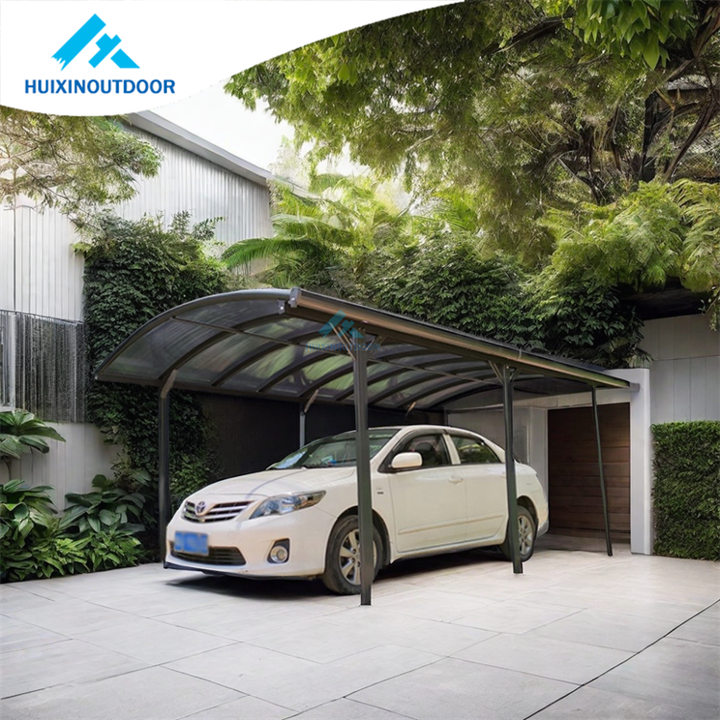 Wind Resistant Metal Polycarbonate Aluminum Car Shelter Carport Parking Canopy Garage Car Tent
