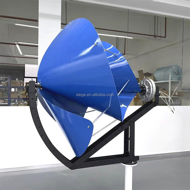 1000W Small Wind Turbine Generator 12V/24V Horizontal Axis Archimedes Wind Mill Generation System for Home Roof Low Wind Area