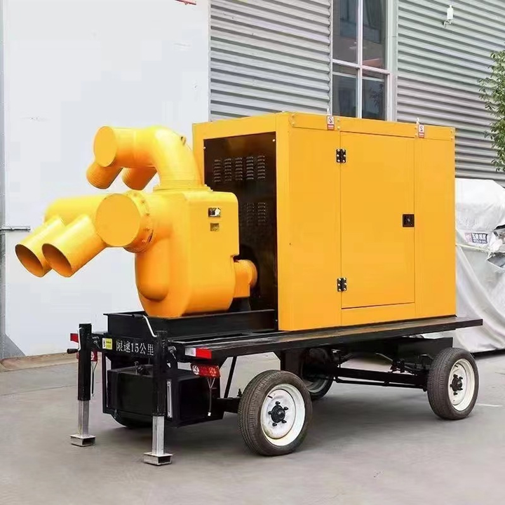 Large-capacity Irrigation Water Pump Flood Control and Drainage Mobile Pump Truck Agricultural Irrigation OEM
