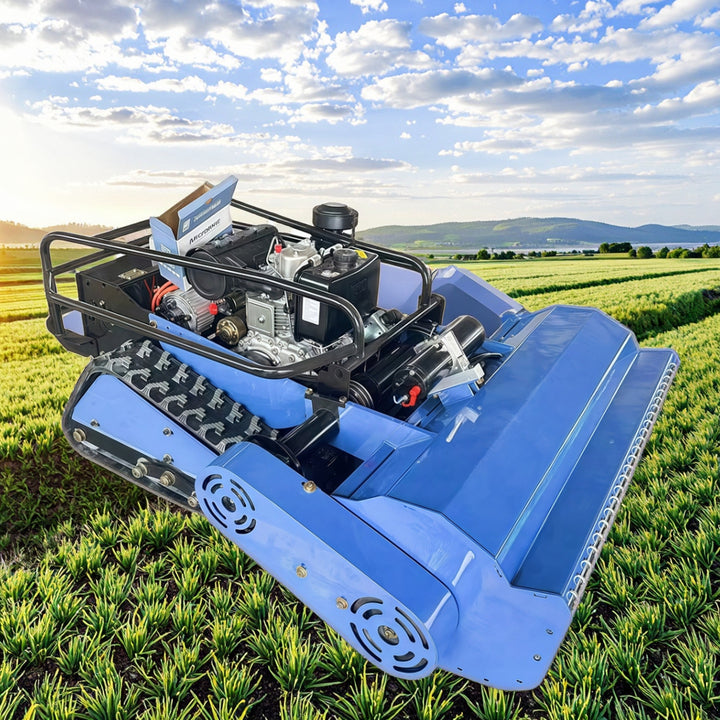 Hot Sale 500mm 800mm 1000mm Robotic Lawnmower for Household Farms Alfalfa Mower Gas Lawn Mower Self Propelled Soil Mower