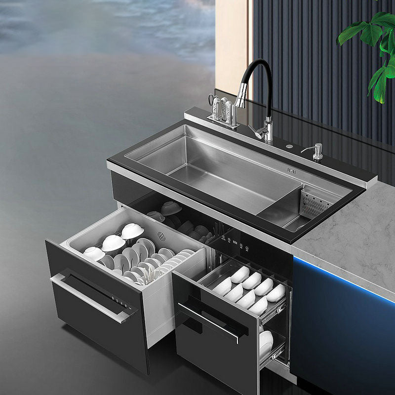 Large Semi Built-in Freestanding Intelligent Dish-washing Machine 3 In 1 Dishwasher from High Quality China Dishwasher factory