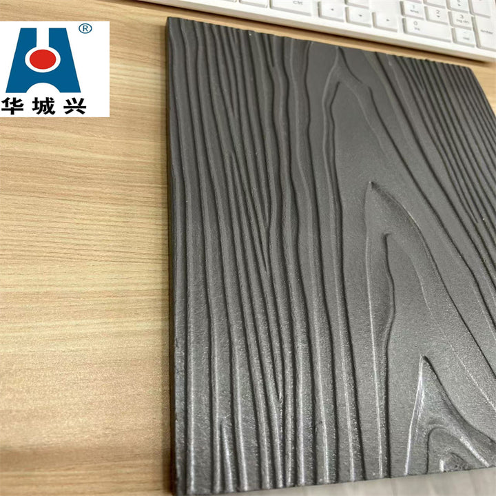 8/10/12mm High Quality Modern Wood Grain Fiber Cement Boards 1220x2440mm Multi-color Grey Waterproof High Strength Facade