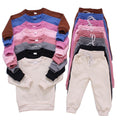 Wholesale Warm Winter Baby Outfit Clothing Set Raglan Sleeve 2pcs Baby Clothing Set Boys