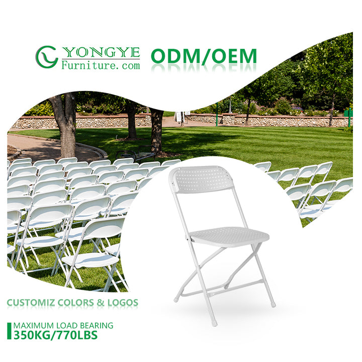 Wholesale Outdoor Red Ceremony Wedding Decoration Plastic Restaurant Fan Back Folding Chairs for Events Provide ODM/OEM Service