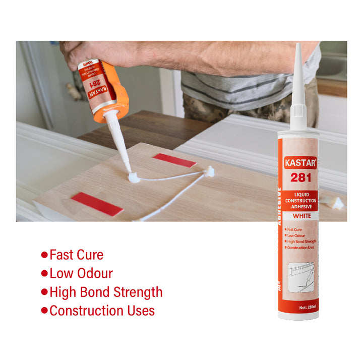 Construction Adhesive Liquid Nail Solvent Free KASTAR 281 Super Glue Professional Monomer Acrylic Nail Liquid