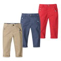 Baby wholesale sustainable  design clothing for kids Straight Leg Organic kids boys cotton chino pants