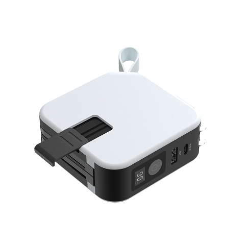 5 in 1 Powerbank 10000mah Portable Wireless Power Bank With Built in Cable Power Banks With Phone Holder