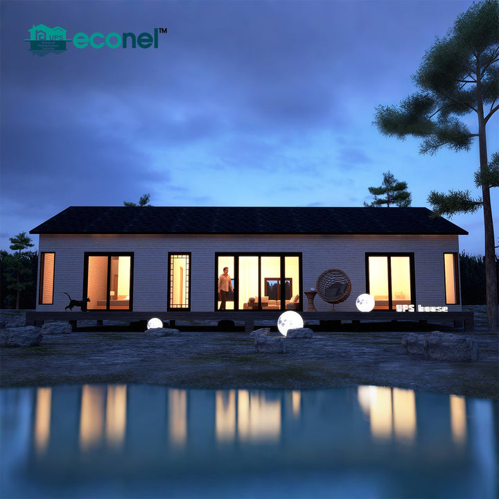 High Luxury Fashionable Low Cost Small Steel Frame Prefab Cement Concrete House