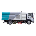 Large Dongfeng Huashen Diesel Road Sweeper Vacuum Truck 3308mm Wheelbase Chassis Euro 3 Emission New China No After-sales
