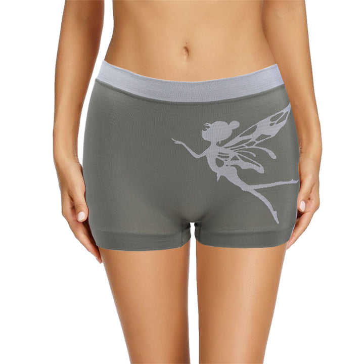 UOKIN Factory Spot Wholesale Women's Seamless Polyamide Elastano Boyshort Panties Low Price Ladies Underwear Boxer Briefs Safety