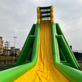 Professional A-Frame Inflatable Slide for Festivals Huge Commercial Grade Triangle PVC Water Slide with Safety Netting at Top