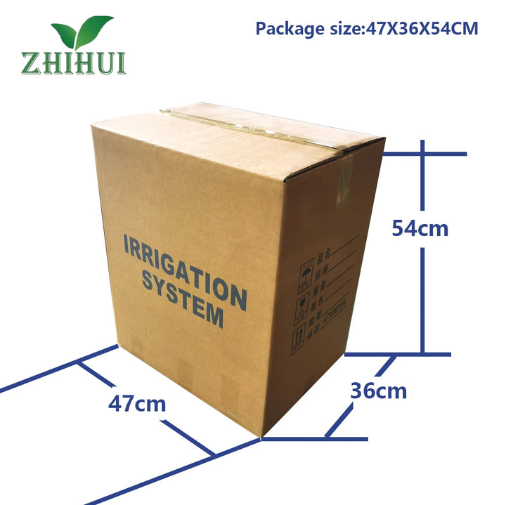 Hot Sale Length Customized 3/5mm Blackinside White Surface Tube Irrigation Emitter with 8L/H PC Dripper