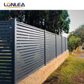 Modern Design Customized Outdoor Metal Fence Panels Privacy Fence Aluminum Diy Privacy Slat Fences Screens Panels