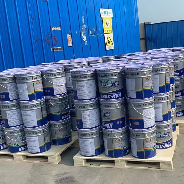 High Quality Exterior Wall Liquid Paint Uncured Rubber Bitumen Waterproof Coating for Concrete