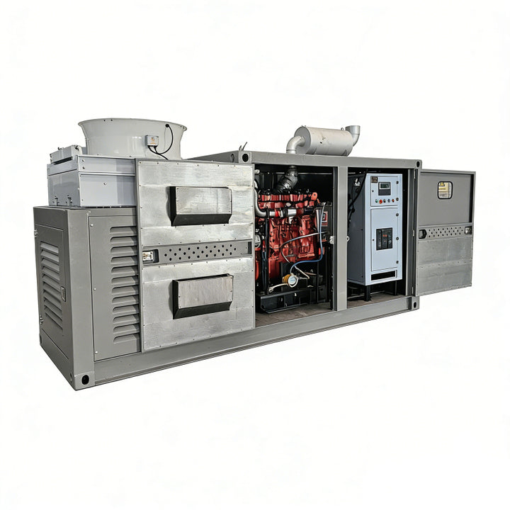 50kW Methanol Natural Gas Biogas Oilfield Gas High-Power Gas Generator Set Electric Start Water Cooling 380V Container-Type