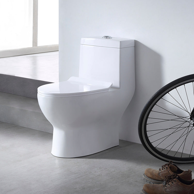 Ceramic Toilet One Piece Wc Toliet Flush Pipe Component Best Selling Classic Floor Mounted Modern Hotel Accept Style Ivory White