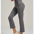 Seamless High Waist Flared Leggings Women Butt Lift High Elasticity Yoga Pants Full Length Stretchy Gym Fitness Wear