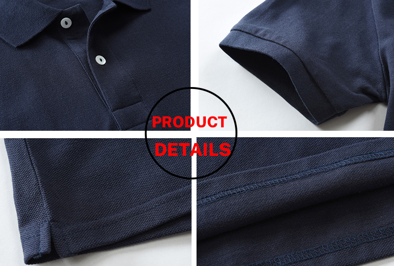 Golf Clothing Embroidered Printed Custom Design Plain White Black Golf Cotton Polyester Dry Fit Blank Men Polo T Shirts