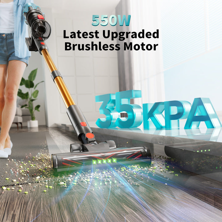 Cordless Handheld Vacuum Cleaner for Home Portable 35000 Powerful Suction Ideal for Whole House Cleaning on Various Floors