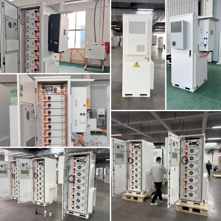 Industrial Commercial Air Cooling 50kw 112kwh Lifepo4 Battery Cabinet LFP Battery Container Bess Solar Energy Storage System