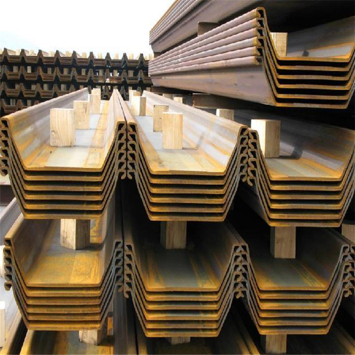 High Quality Durable Retaining Walls Steel Sheet Pile for Concrete Reinforcement Roofing & Floor Applications Carbon Steel Stock