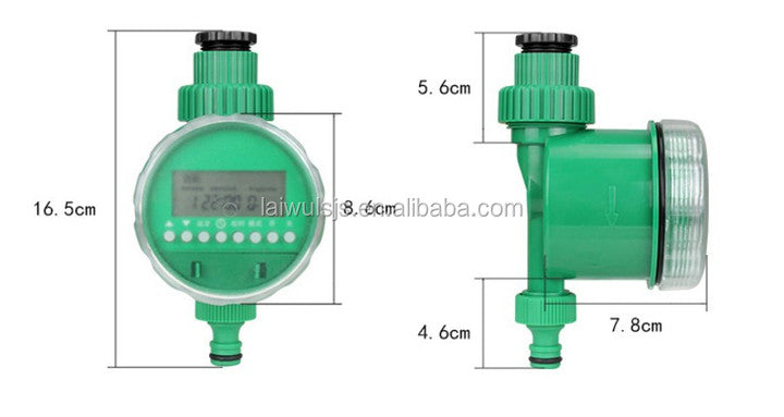 Green Automatic Intelligent Electronic Water Timer for Agricultural Irrigation