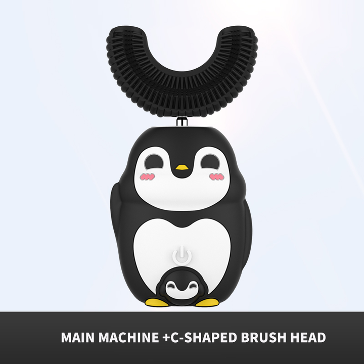 Cartoon Little Elephant Toothbrush Promotion U Shaped Electric Child Toothbrush for Children