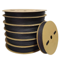 18mm PE Double Wall Heat Shrink Tube with Glue 3:1 4:1 Black Red Adhesive Tubing Roll 600V -30C~+110C