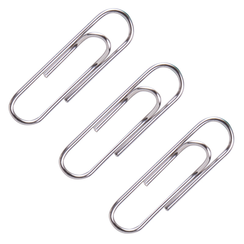 deli E0018 # fashion simple paper clip learning office supplies # 3, 29mm # silver