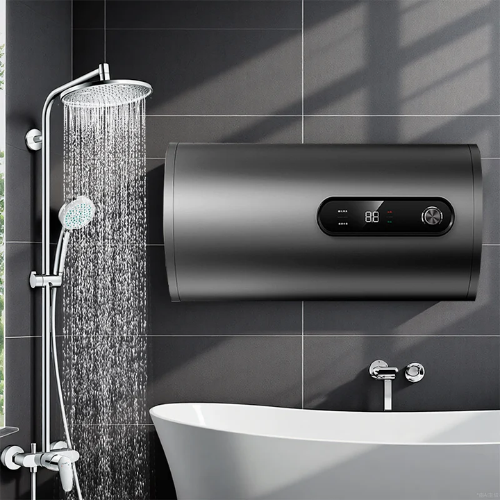 IPX4 30L-80L Vertical Electric Water Heater Energy Efficient Wall Mounted RV Bath Shower Smart Features for Household