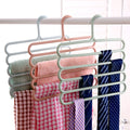 Trouser Rack Household Trouser Clip Wardrobe Hanger Hanging Towel Scarf Storage Multifunctional Magic Skirt Drying Multi-layer