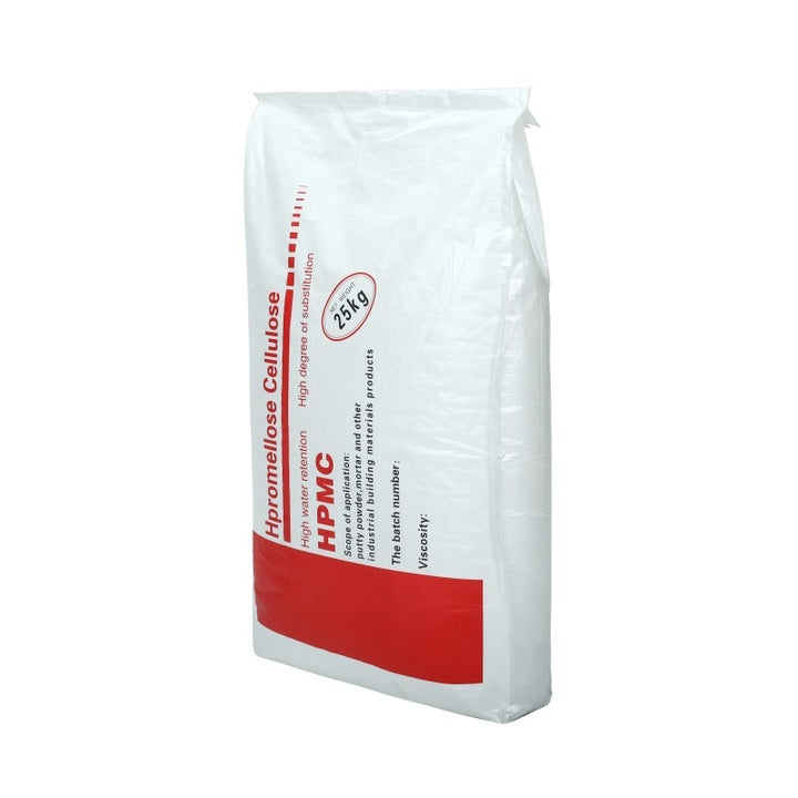 HPMC for Construction-Cement Mortar Additive Water-Retaining HPMC Powder for Building Mortar 25kg/bag 99% Purity