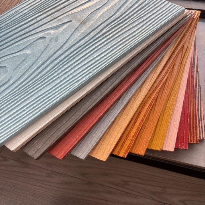 Colored Fiber Cement Board Wood Grain Panel Exterior Wall Philippines