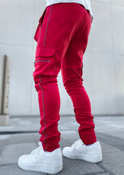 2022 Sports Top Mens Stretch Sweatpants Slim Solid Color Gym Pants Jogger Reflect Running Training Jogging Pants Man