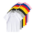 Multiple Colour Kids T shirts Plain O-Neck Tee Shirt Children Unisex Girl's and Boy's T-shirts