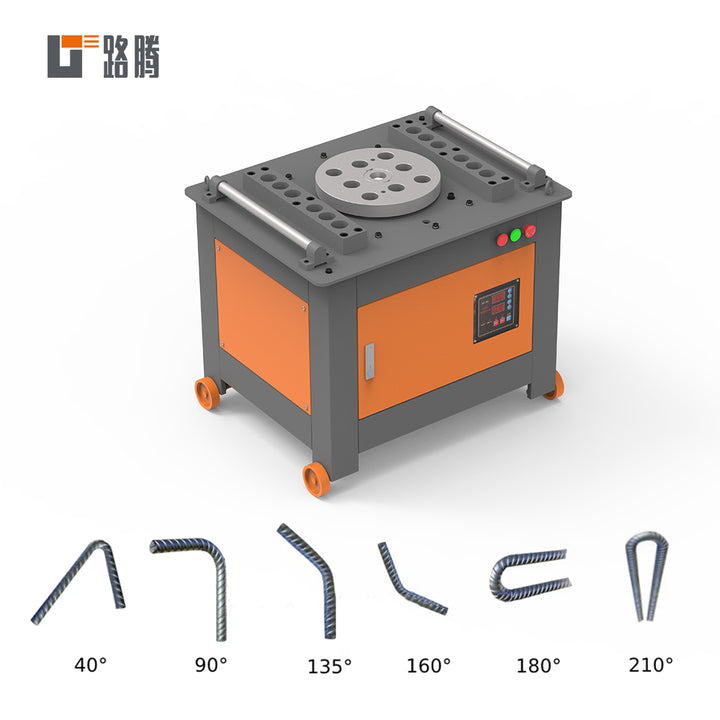 LUTENG Small Size Electric Rebar Bender Compact Steel Bar Bending Tool Simple Operation and Low Maintenance for Global Market
