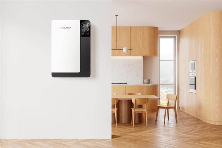 Holtop Recovery Ventilation System Enthalpy Heat Exchange Core Ductless Wall Mounting Erv Wifi Control Home Erv System