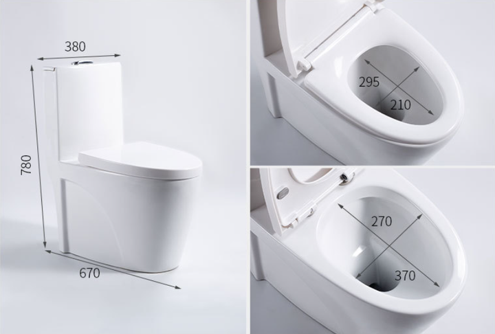 Hot Sale Modern Comfort Ceramic Siphonic One Piece Toilets Sanitary Wares Hotel Home Bathroom Toilet