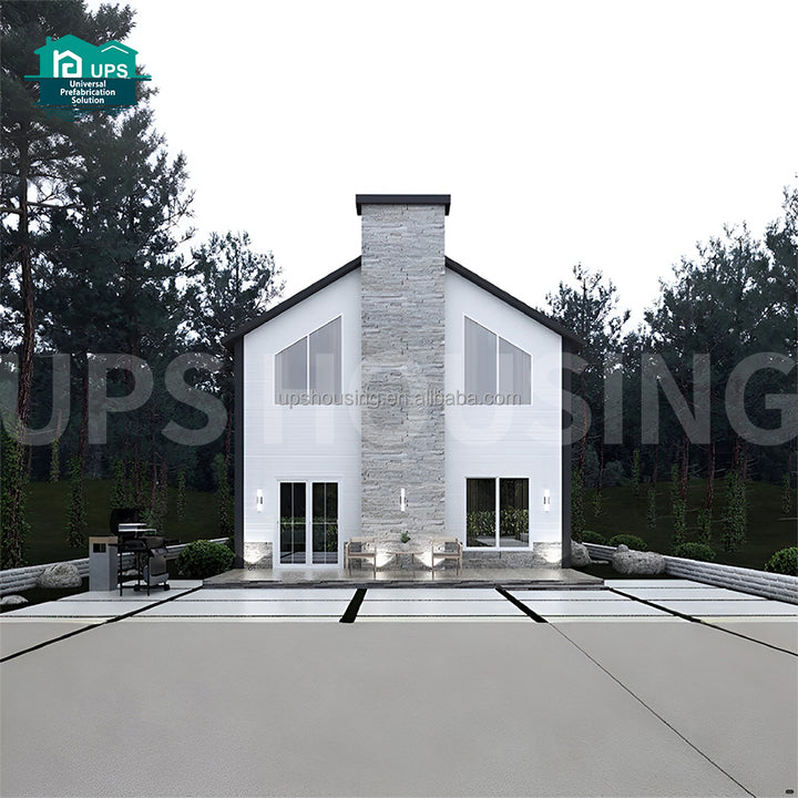 ECONEL Prefab Houses Low-Cost and Quick Installation for Villas Made of Durable Sandwich Panels