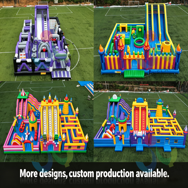 Superior Inflatable Amusement Park Heavy Duty Bounce Bouncy Castle Combo With Fun Games for Outdoor Recreation Commercial Use