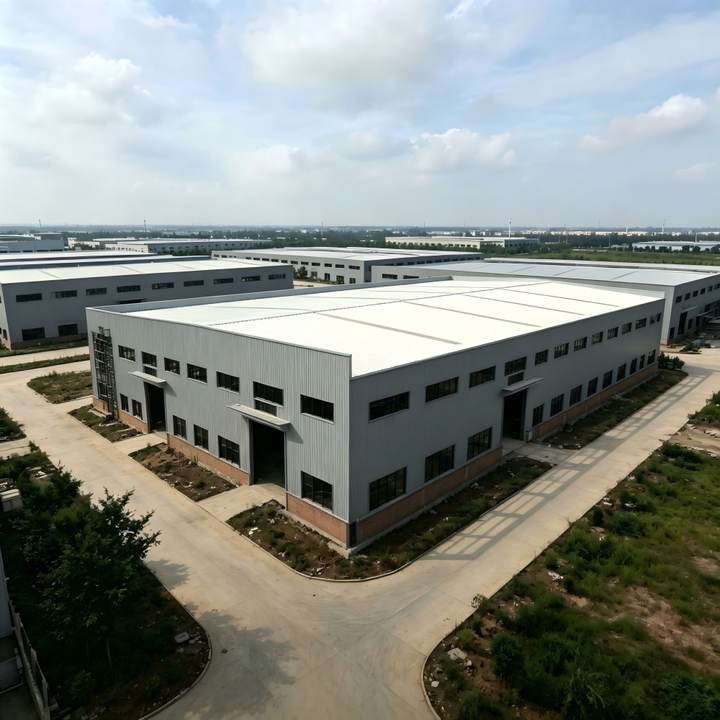 Modern Prefabricated Steel Structure Workshop with EPS Cement Wall Panels and Custom Light Steel Frame for South America