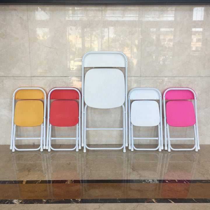 10 Pcs/carton Modern Design Low Price Colorful Plastic Stackable Folding Chairs for Kindergarten Elementary School Students
