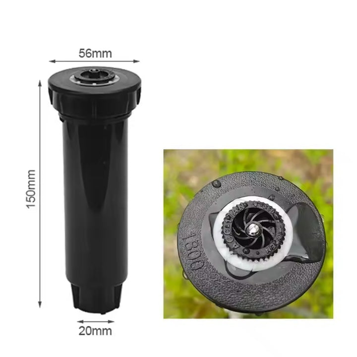 Spray Evenly 360 Degree Full Circle POM Buried Rotary Sprinkler Pop up Water Sprinkler for Park Orchard Sprinkler Irrigation