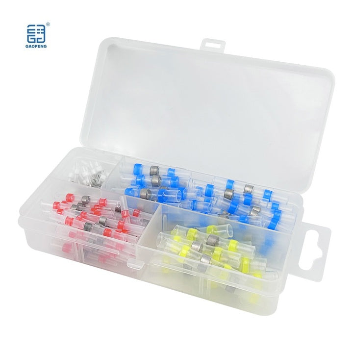 Gaopeng Wire Splicing 120pcs SST Heat Shrink Waterproof Butt Connectors Marine Solder Wire Connector Terminal Kit