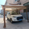Outdoor Patio 11'x11' Gazebos Sun Shelter, Metal Frame with Fabric Top, Garden Gazebo Tent