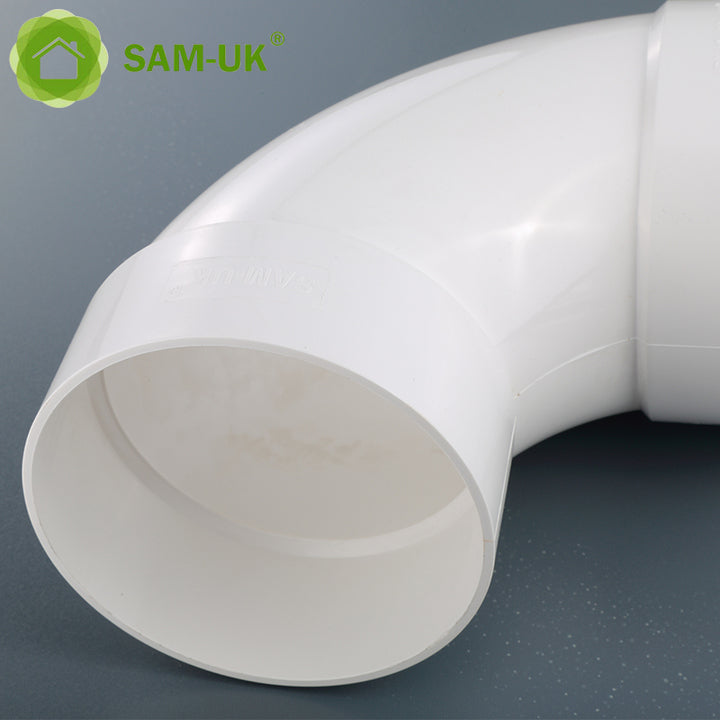 Original Factory Wholesale High Quality ASTM D2665 White Plastic PVC Pipe Manufacturers Sanitary Pipe Fitting Pipe Bend