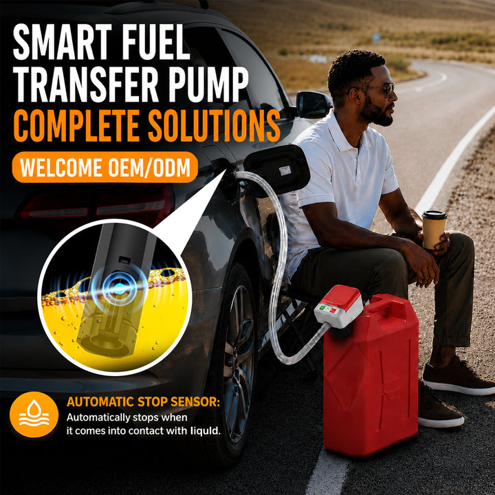 Wholesale OEM Portable Electric Fuel Transfer Pump DC 12V Motor Low Pressure 3.2GPM Fuel Transfer Pump Auto-Stop Sensor 4 Tank