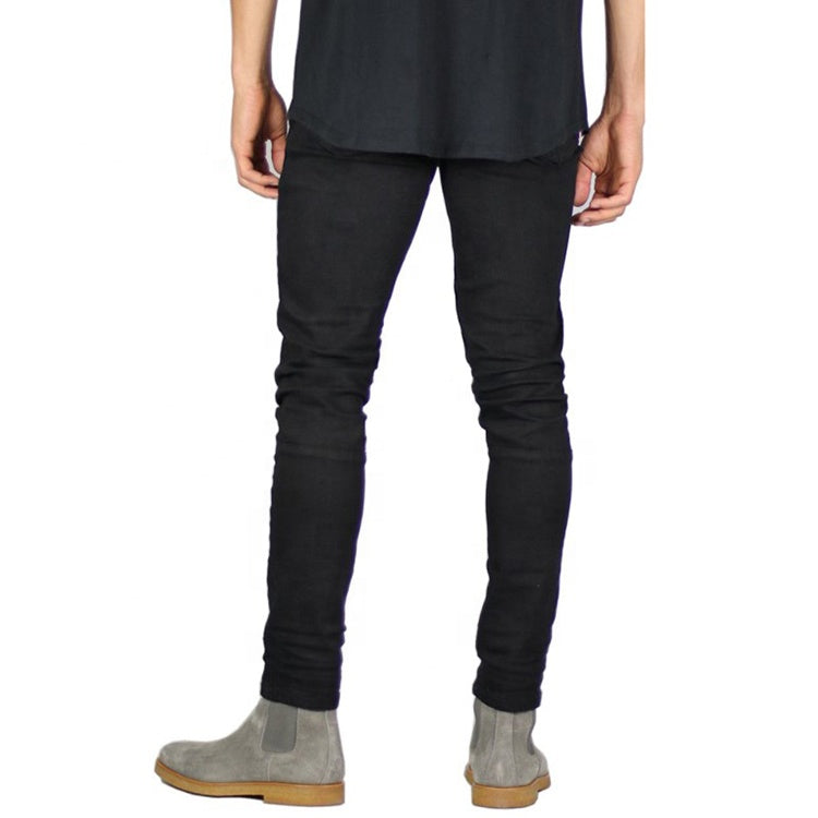 New regular fit men's jeans Black Slim Denim Pants For Men Straight Denim Casual Men's Jeans