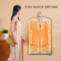 $1 get a Clothes dryer suitcase home travel foldable heater iron steam portable electric automatic closet clothes dryer machine