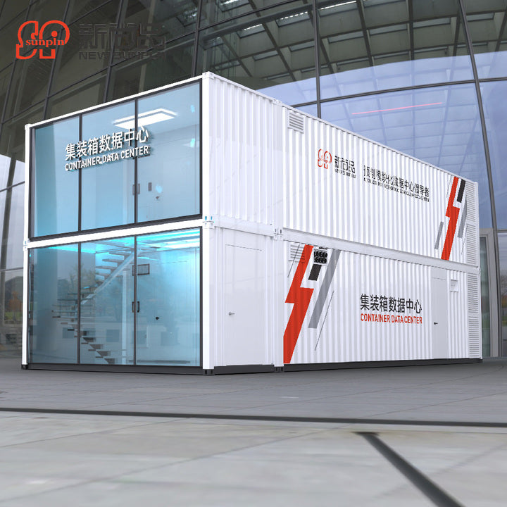 Modular Container Data Center Fire Resistant High Efficiency Low PUE 40 Ft ISO Certified Scalable Fast Deployment